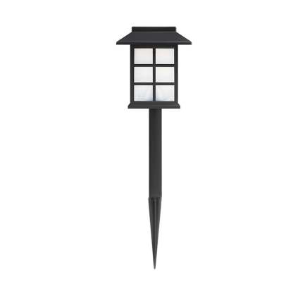 2/4 Pack Ideas Waterproof LED Black Modern Solar Powered Outdoor Light-Lighom
