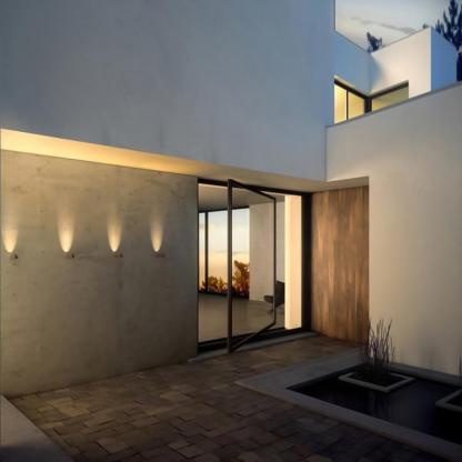 Slender Tube Creative LED Waterproof Modern Outdoor Wall Lights Wall Lamp-Lighom