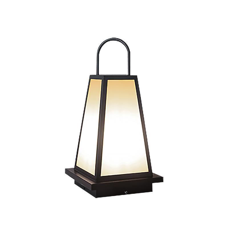 Waterproof LED Black Retro Outdoor Light Lanterns Garden Lights-Lighom