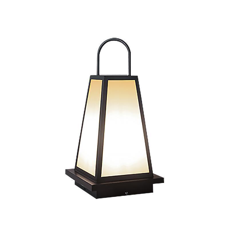 Waterproof LED Black Retro Outdoor Light Lanterns Garden Lights-Lighom