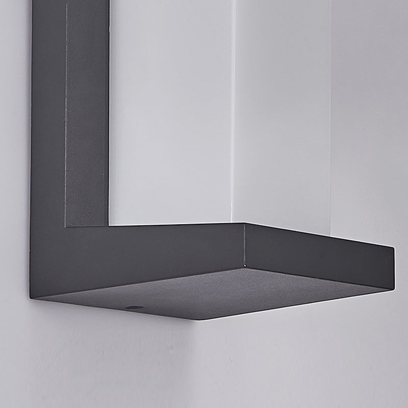 Creative Geometric Waterproof Black Modern Outdoor Wall Lights Wall Lamp-Lighom