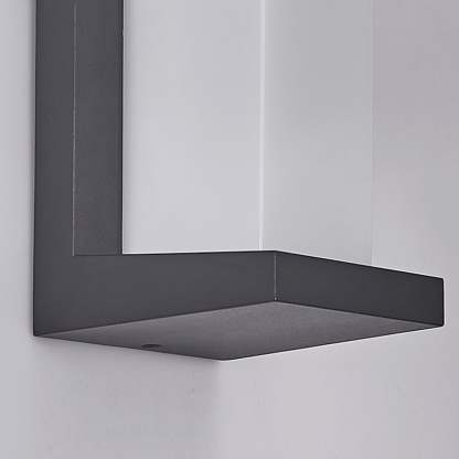 Creative Geometric Waterproof Black Modern Outdoor Wall Lights Wall Lamp-Lighom