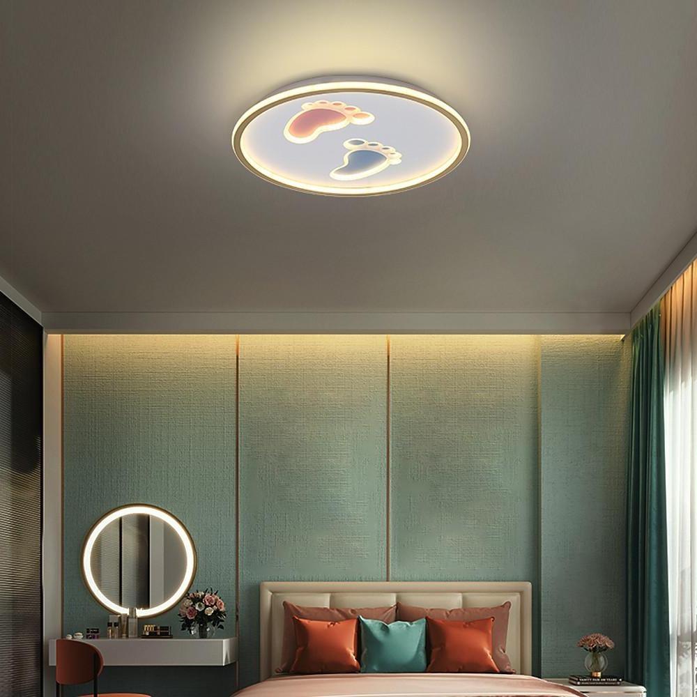 Novelty Foot Nordic Metal LED Flush Mount Light