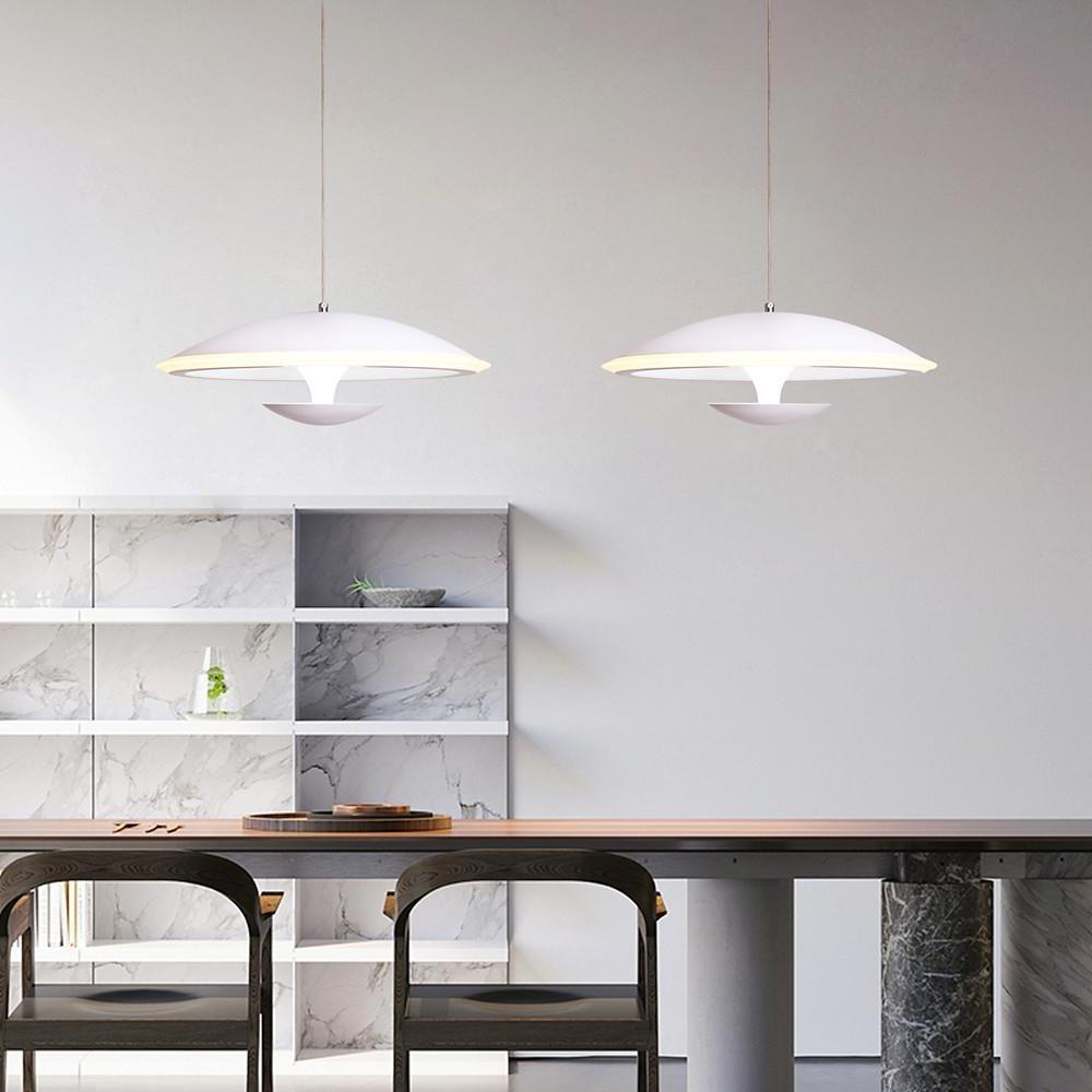 Artistic Novelty Modern Island Chandelier Acrylic Metal Ceiling Light-Lighom