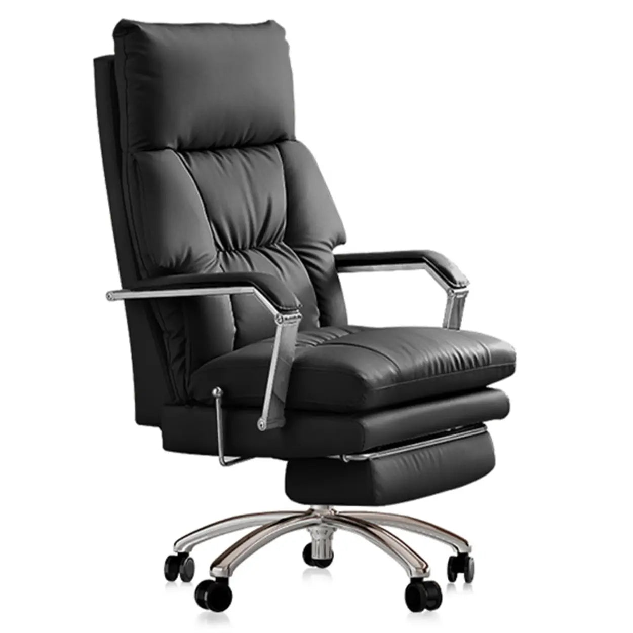 Ivory Adjustable High-Back Office Chair