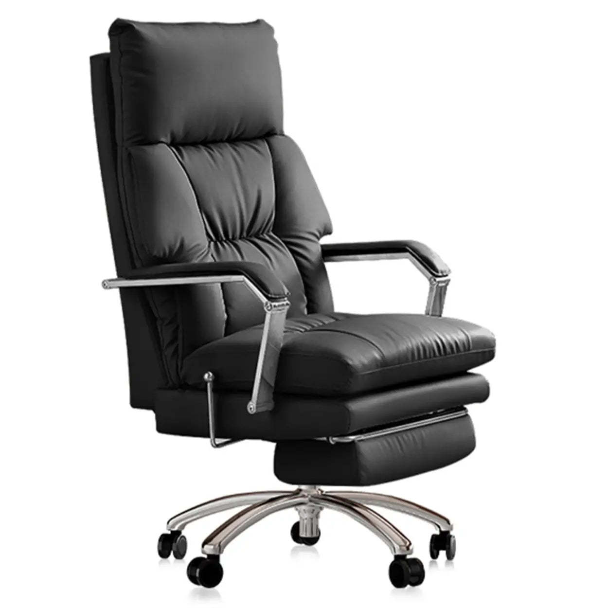 Ivory Adjustable High-Back Office Chair