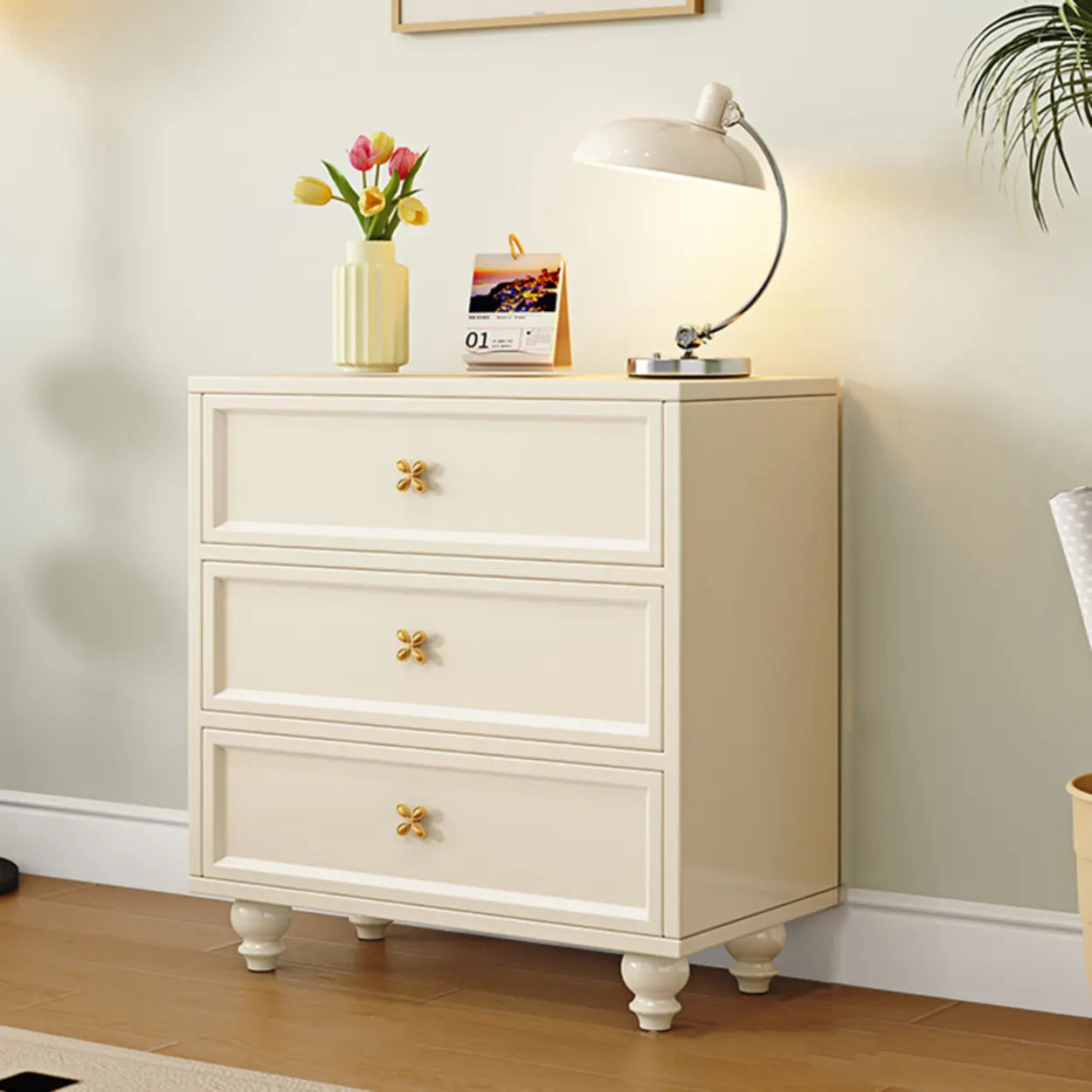 Ivory Composite Soft-Close Drawer Dresser — 6