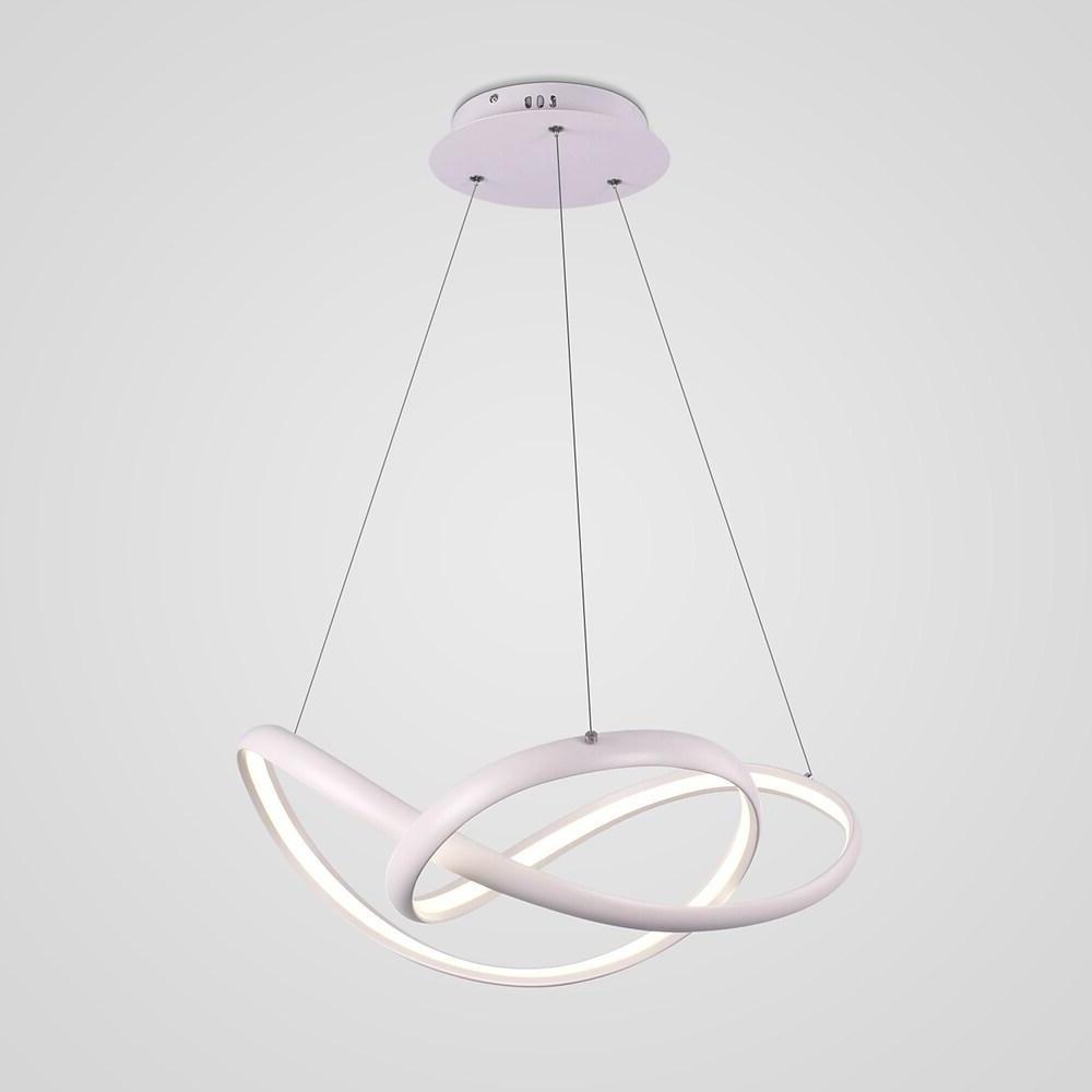 Abstract Waves Modern Style Pendant Lighting LED Kitchen Dining Room Lighting Living Room Ceiling Lights-Lighom