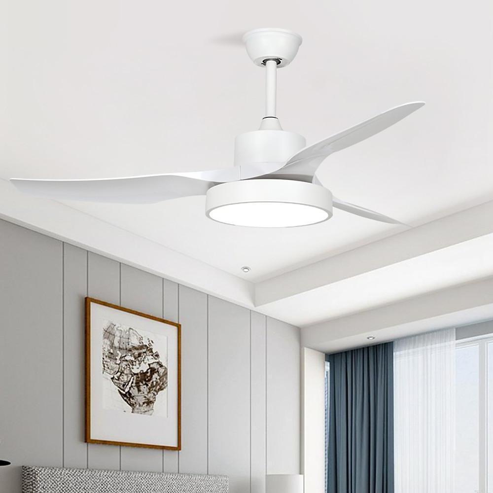 3-Blade Rustic Ceiling Fans with LED Light-Lighom