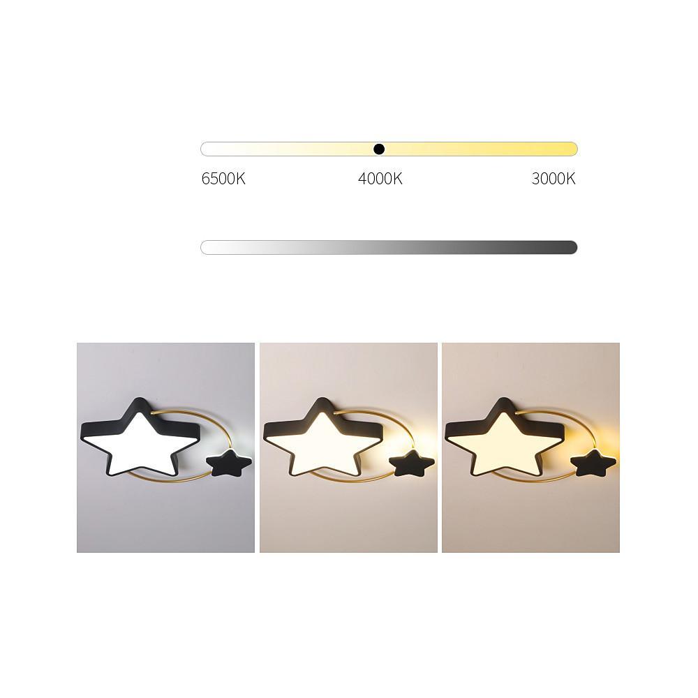 2-Star Dimmable LED Kids Flush Mount