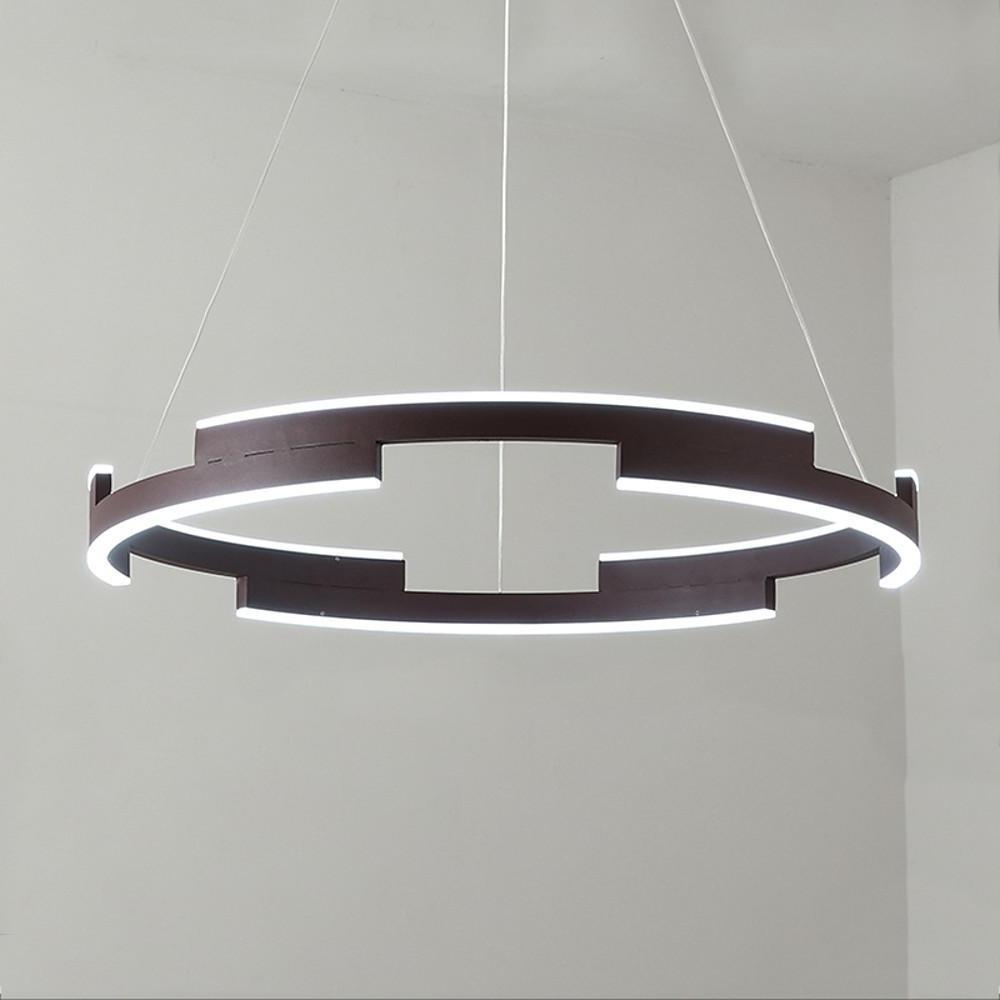 Geometrical Circular LED Modern Chandeliers Kitchen Island Lighting-Lighom