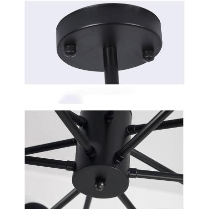 Nordic Glass Globe Chandelier Cluster Entryway Chandelier-Lighom