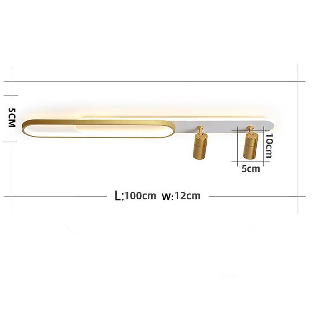 Spotlight Rectangles Metal Modernist Style Design Flush Mount Lighting LED Ceiling Light-Lighom