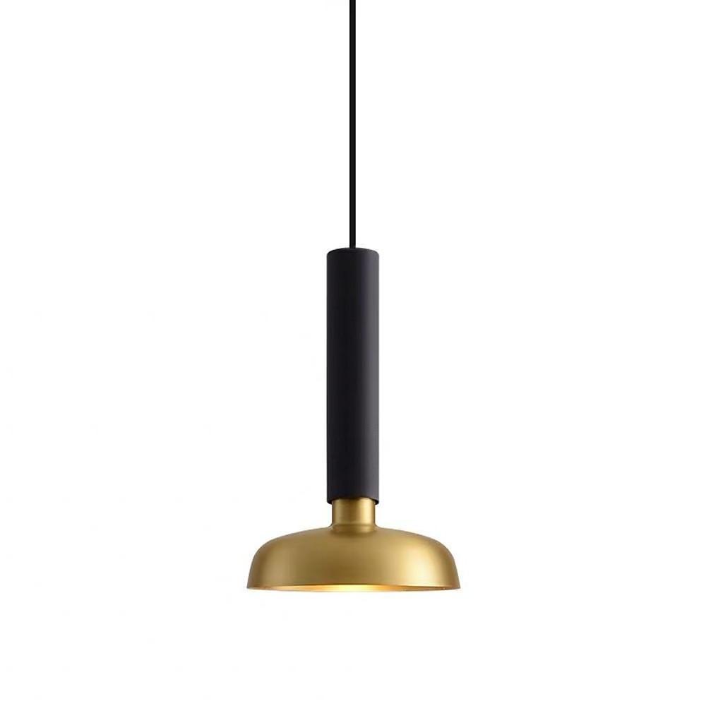 Lighom industrial elongated island metal pendant lighting — Matte Black