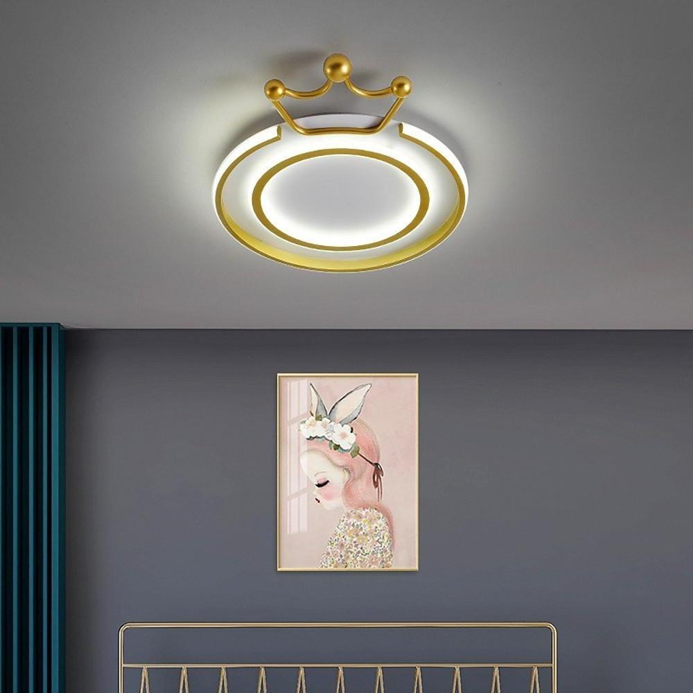 Circle Crown LED Flush Mount Ceiling Lights Regal Lights-Lighom