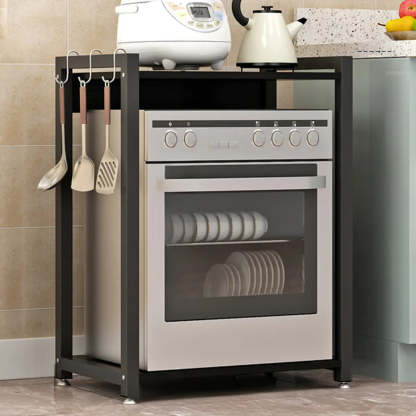 Black Rust Resistant Metal Kitchen Storage Baker's Rack
