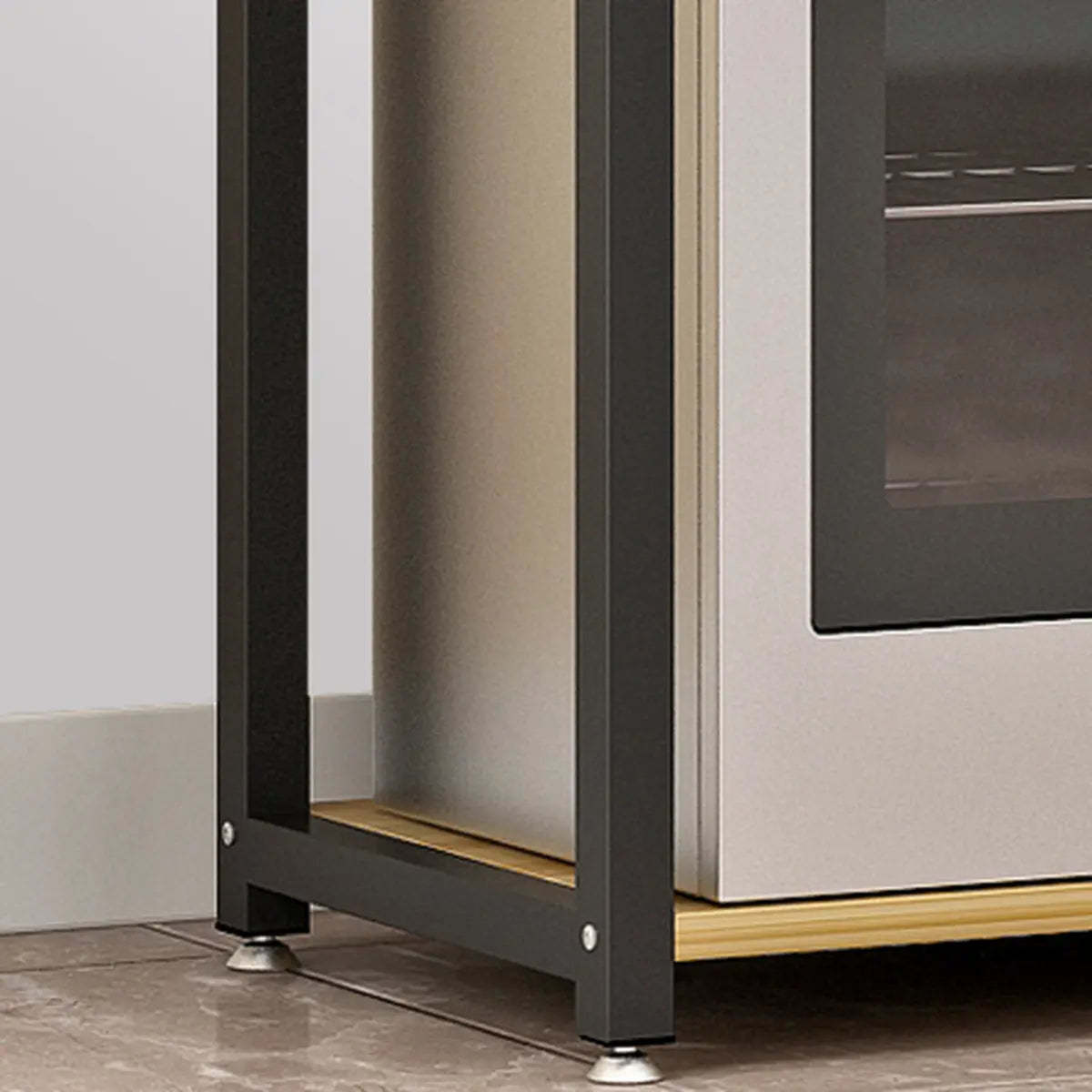 Black Rust Resistant Metal Kitchen Storage Baker's Rack