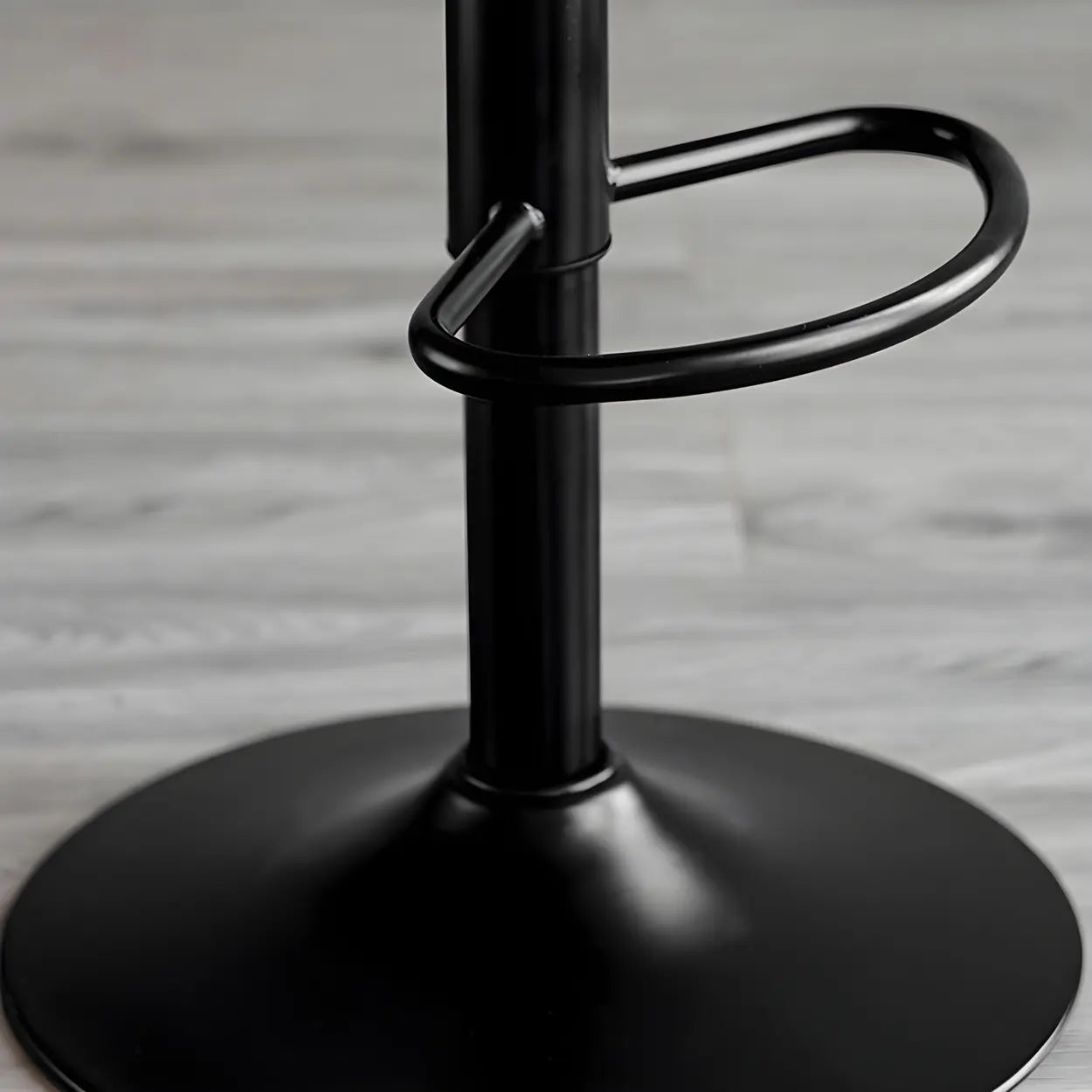 Leather bucket gray bar & counter stools — Orange / Black / Set of 4