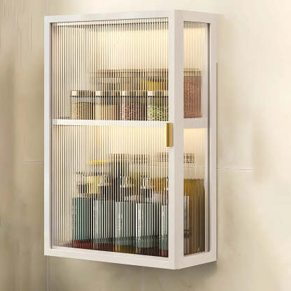 Kitchen Rectangular Wall-Mount Metal Cabinet