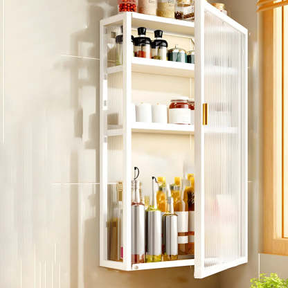Kitchen Rectangular Wall-Mount Metal Cabinet