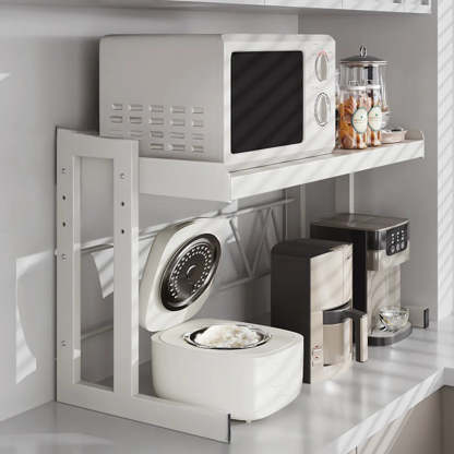 White Rust Resistant Metal Kitchen Baker's Rack