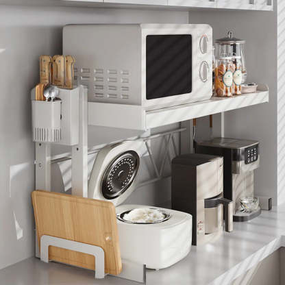 White Rust Resistant Metal Kitchen Baker's Rack