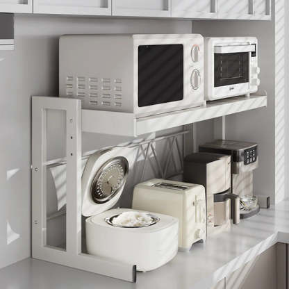 White Rust Resistant Metal Kitchen Baker's Rack