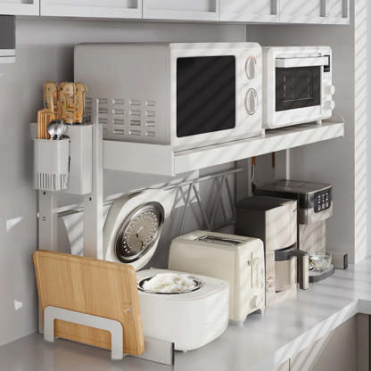 White Rust Resistant Metal Kitchen Baker's Rack