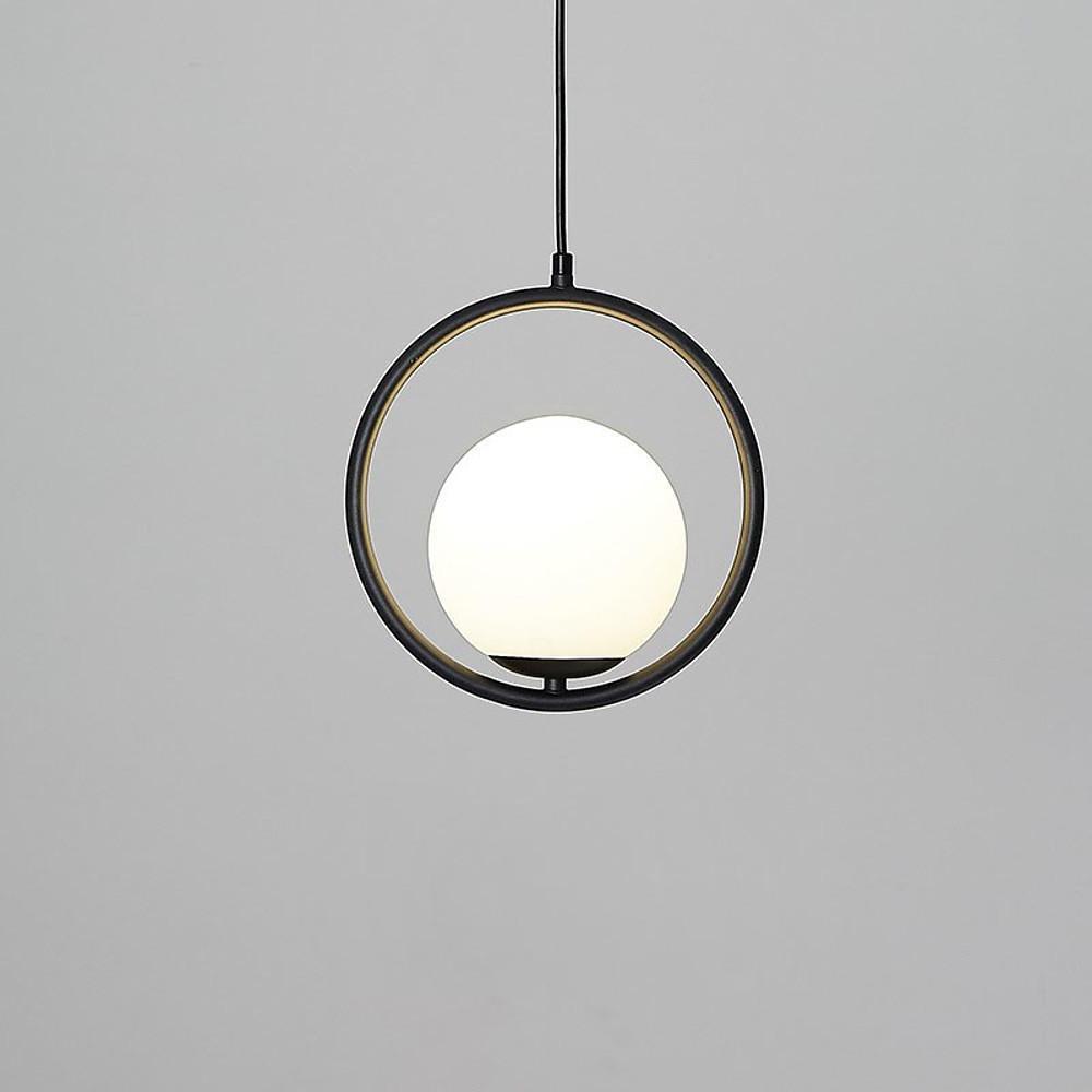 Circle Glass Globe Island Kitchen Pendant
