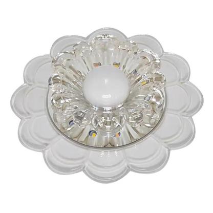 Flower Effect Entryway Lighting Crystal Metal LED Flush Mount Ceiling Light for Baby Kids-Lighom