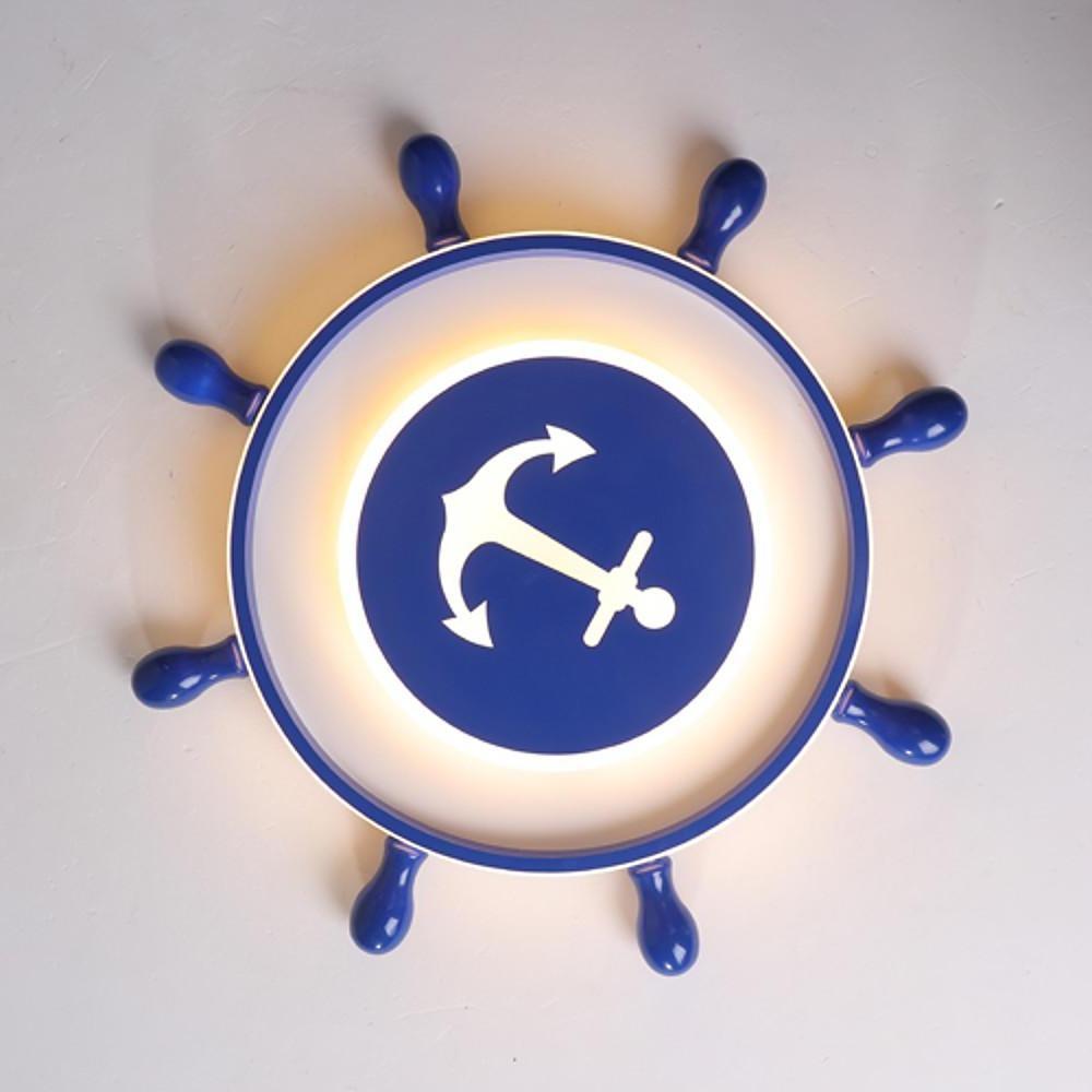 Anchor Insignia Flush Mount Ceiling Light Novelty LED Light-Lighom