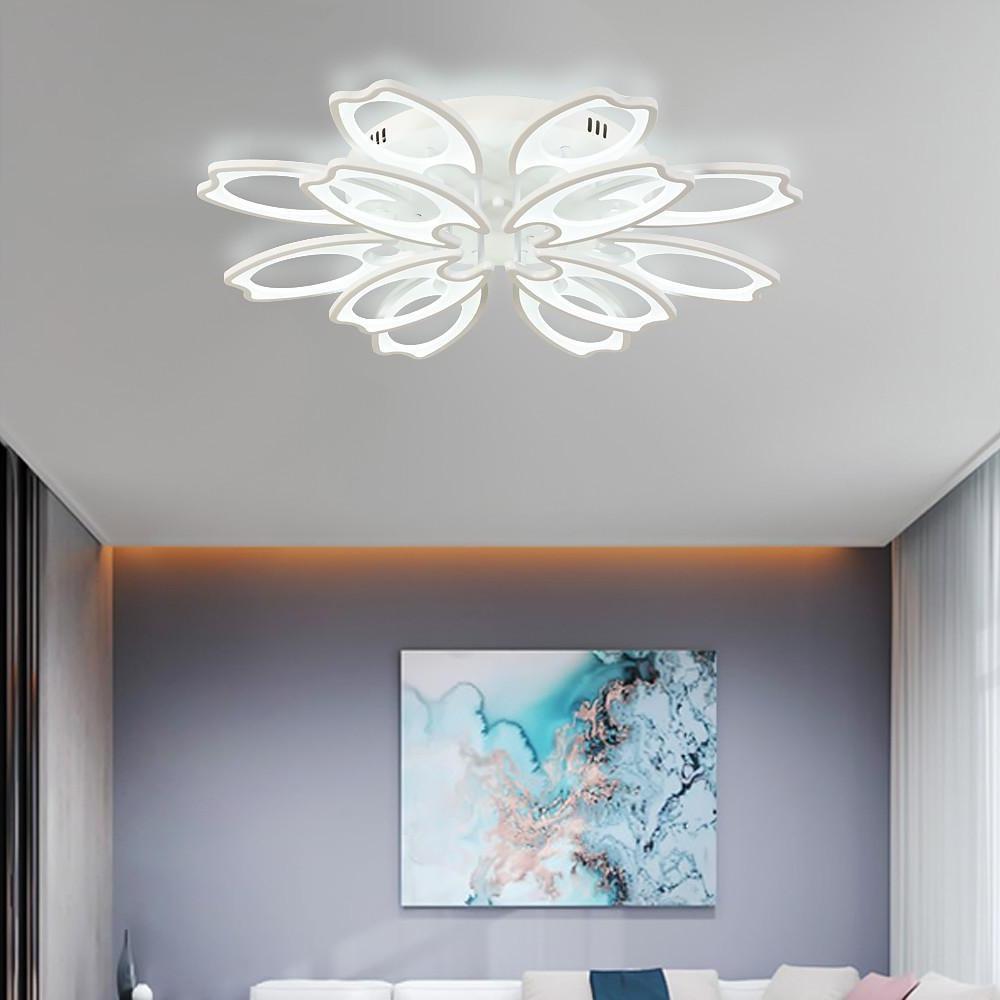 Flower Novelty Flush Mount Ceiling Light Fixtures Modern LED Ceiling Light-Lighom