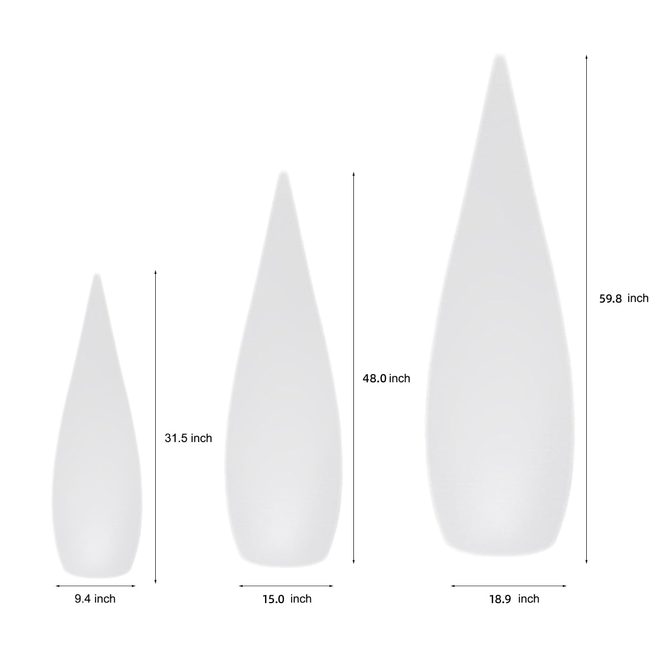 Three-Way Powered Water Drop LED Floor Lamp-Lighom