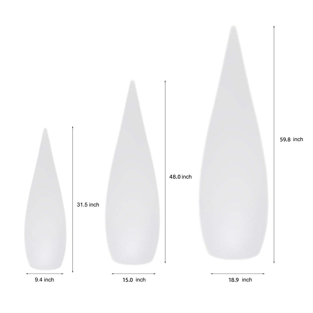 Three-Way Powered Water Drop LED Floor Lamp-Lighom