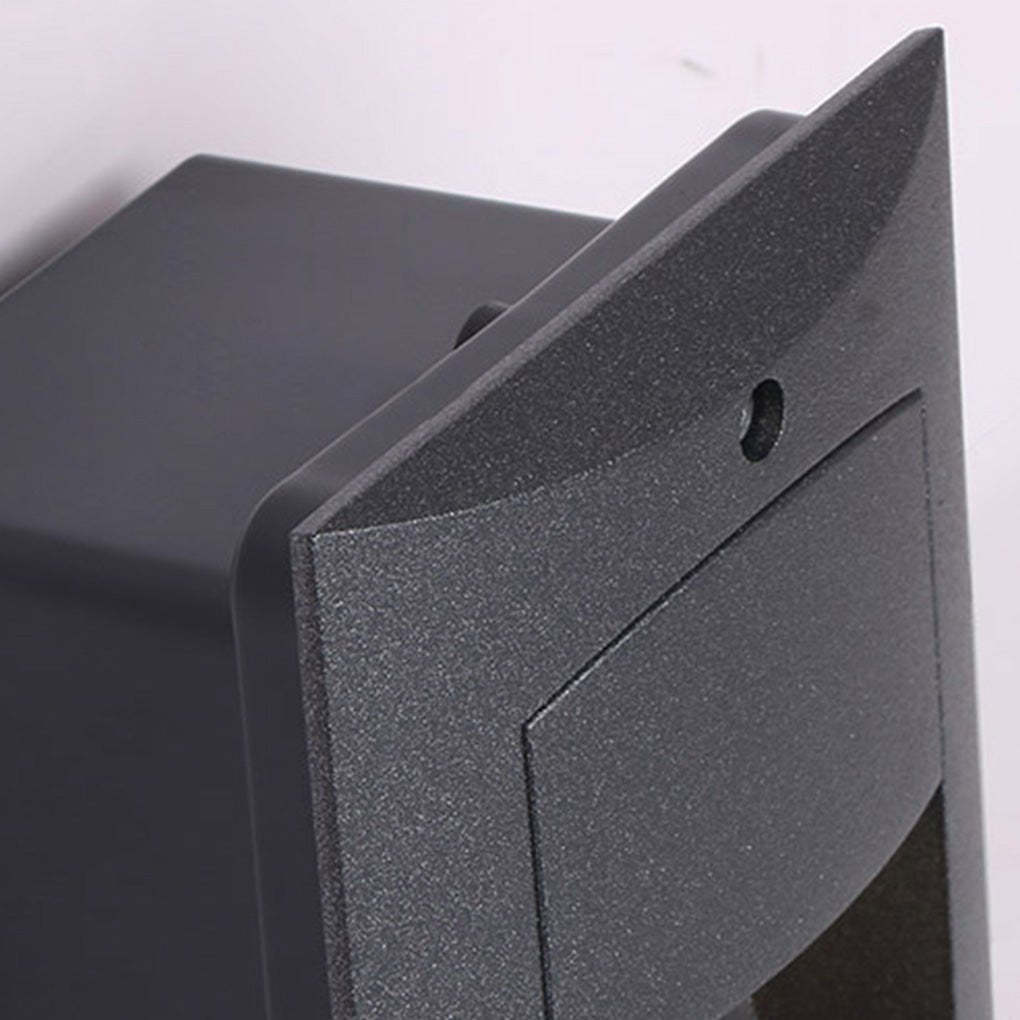 Rectangle Waterproof LED Black Modern Outdoor Step Lights Recessed Stair Sconces-Lighom