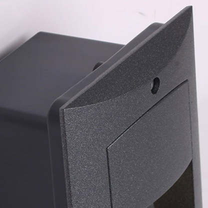 Rectangle Waterproof LED Black Modern Outdoor Step Lights Recessed Stair Sconces-Lighom