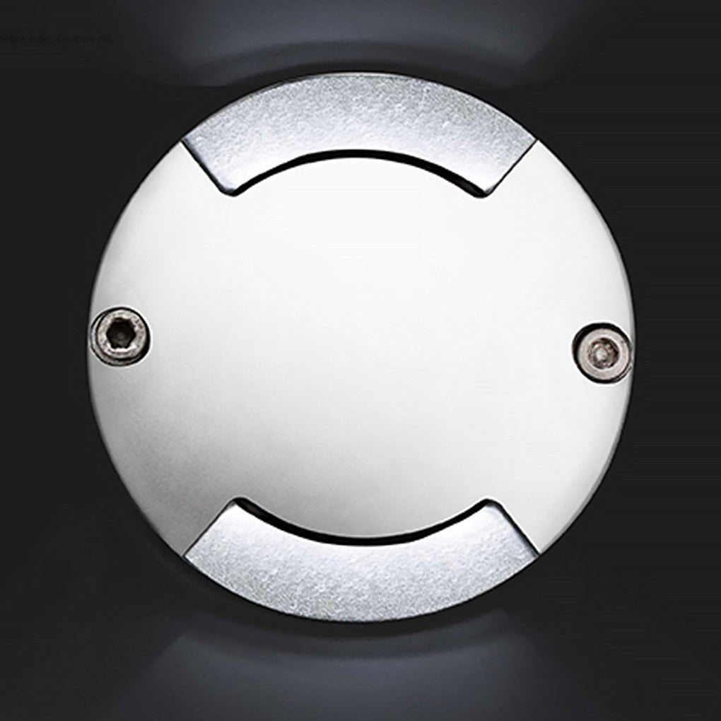 Round DC12V Modern Recessed LED Step Lights Waterproof Underground Garden Deck Lighting-Lighom