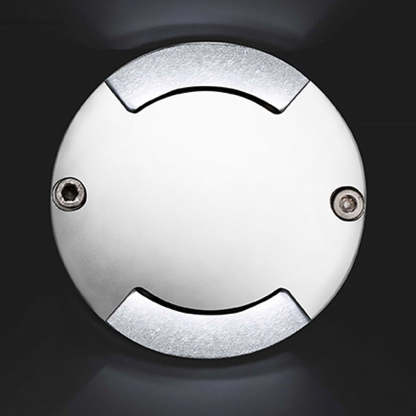 Round DC12V Modern Recessed LED Step Lights Waterproof Underground Garden Deck Lighting-Lighom