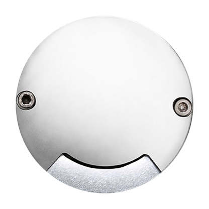 Round DC12V Modern Recessed LED Step Lights Waterproof Underground Garden Deck Lighting-Lighom