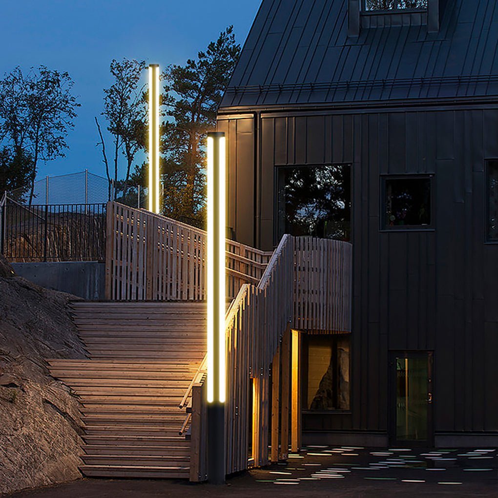 LED Pole Landscape Lighting Decorative Column Light Waterproof for Outdoor Courtyard-Lighom