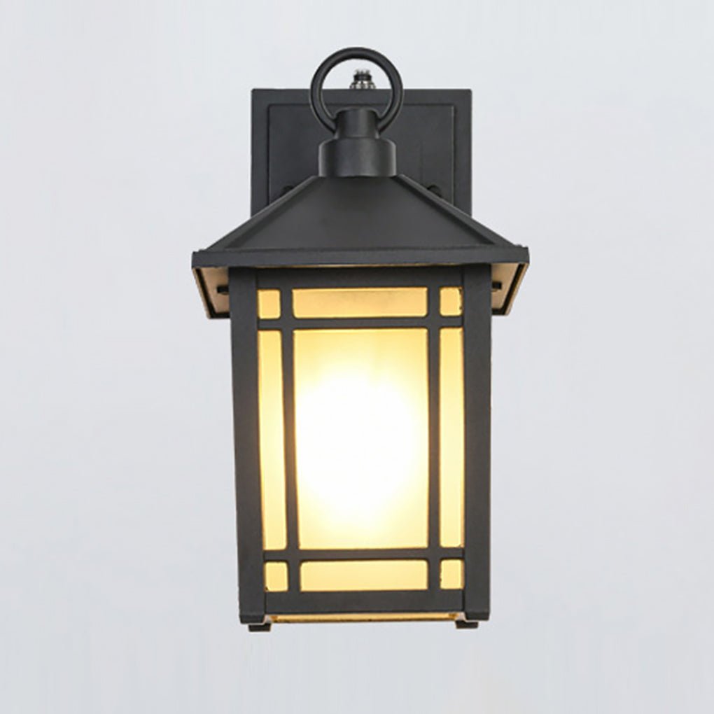 LED Outdoor Induction Exterior Wall Light Waterproof Wall Light with Light Sensing-Lighom
