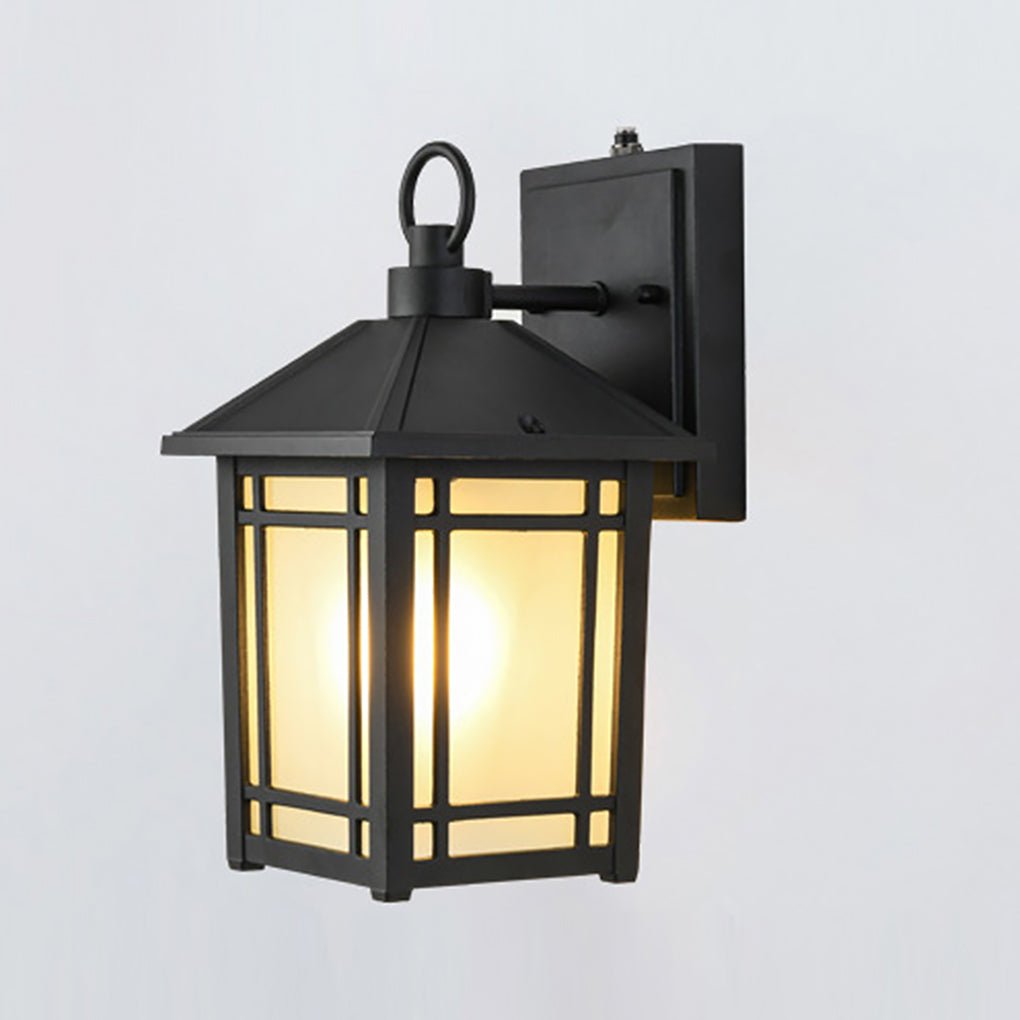 LED Outdoor Induction Exterior Wall Light Waterproof Wall Light with Light Sensing-Lighom