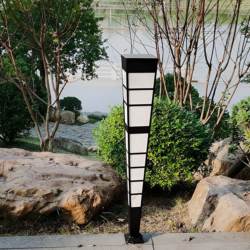 LED Outdoor Post Lights Garden Lights Outside Lights Geometric Shaped  Patio Lights-Lighom