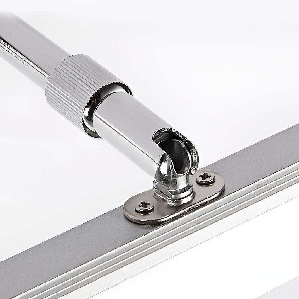 Retractable Over Mirror Bathroom Vanity Light with Acrylic Bar and Stainless Steel Fixture-Lighom