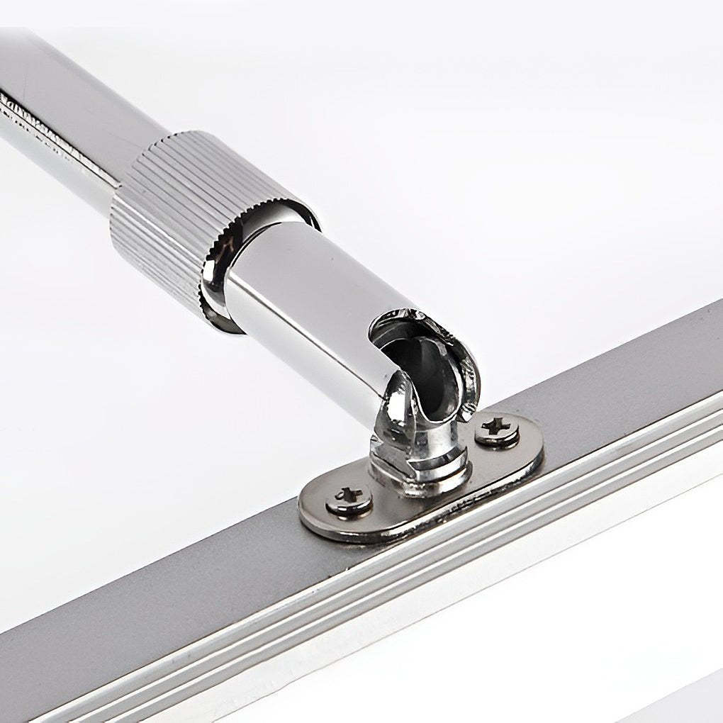 Retractable Over Mirror Bathroom Vanity Light with Acrylic Bar and Stainless Steel Fixture-Lighom