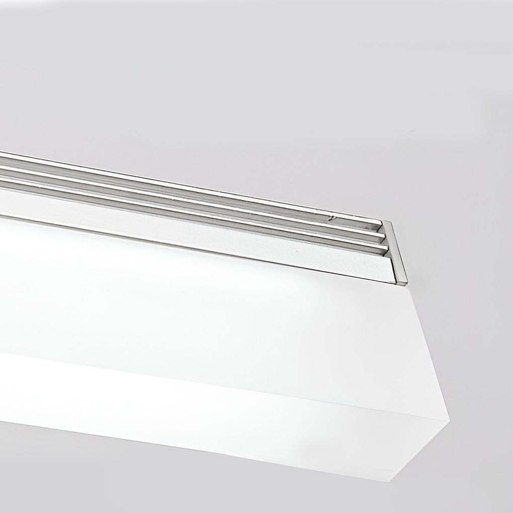 Retractable Over Mirror Bathroom Vanity Light with Acrylic Bar and Stainless Steel Fixture-Lighom