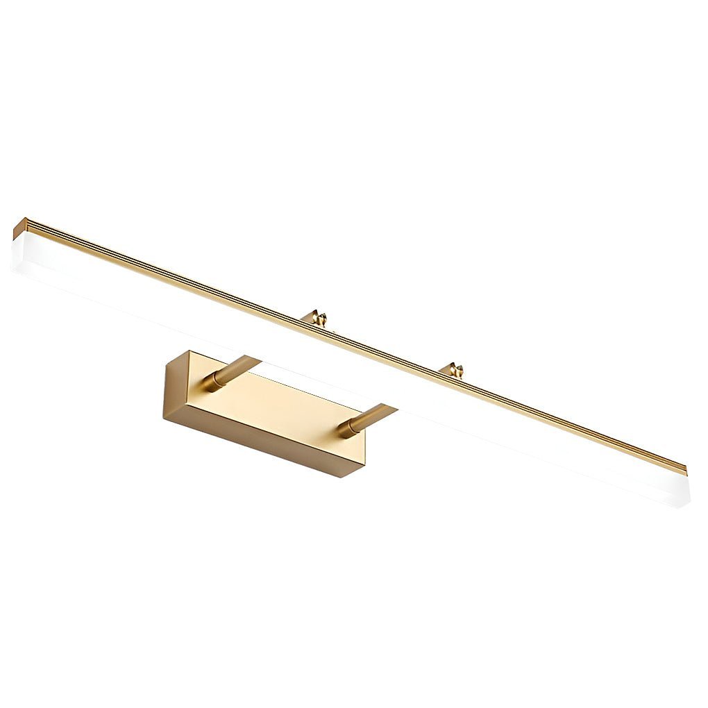 Retractable Over Mirror Bathroom Vanity Light with Acrylic Bar and Stainless Steel Fixture-Lighom