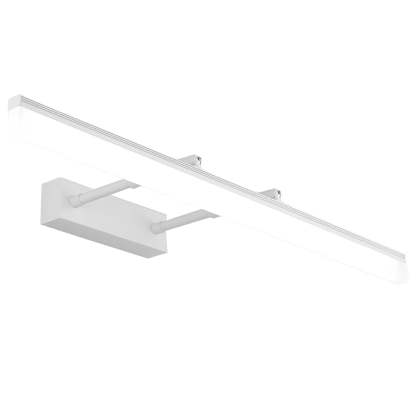 Retractable Over Mirror Bathroom Vanity Light with Acrylic Bar and Stainless Steel Fixture-Lighom