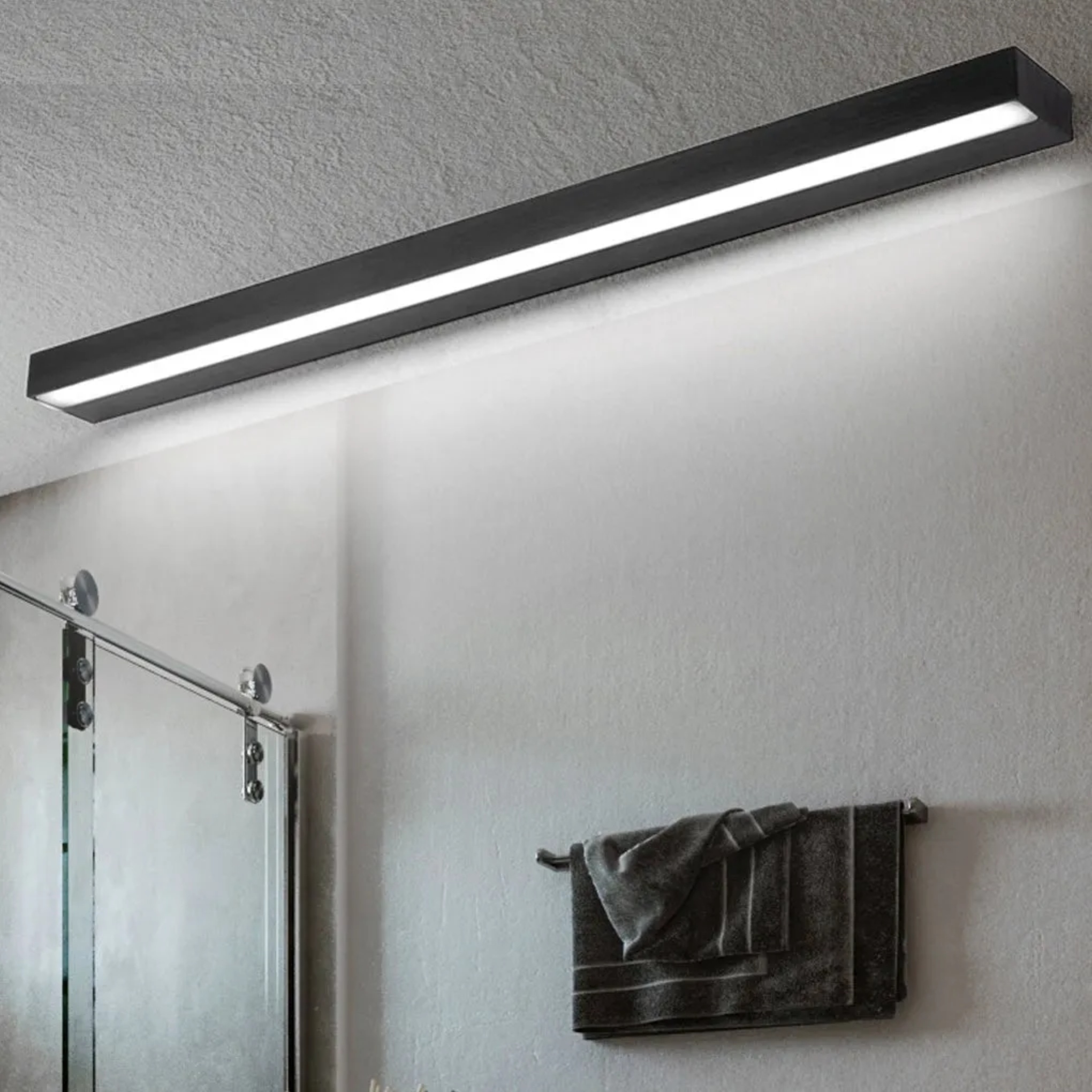 Gray creative downlight vanity bathroom vanity lighting — 20" L / Cool White (6000K) / Polished Chrome