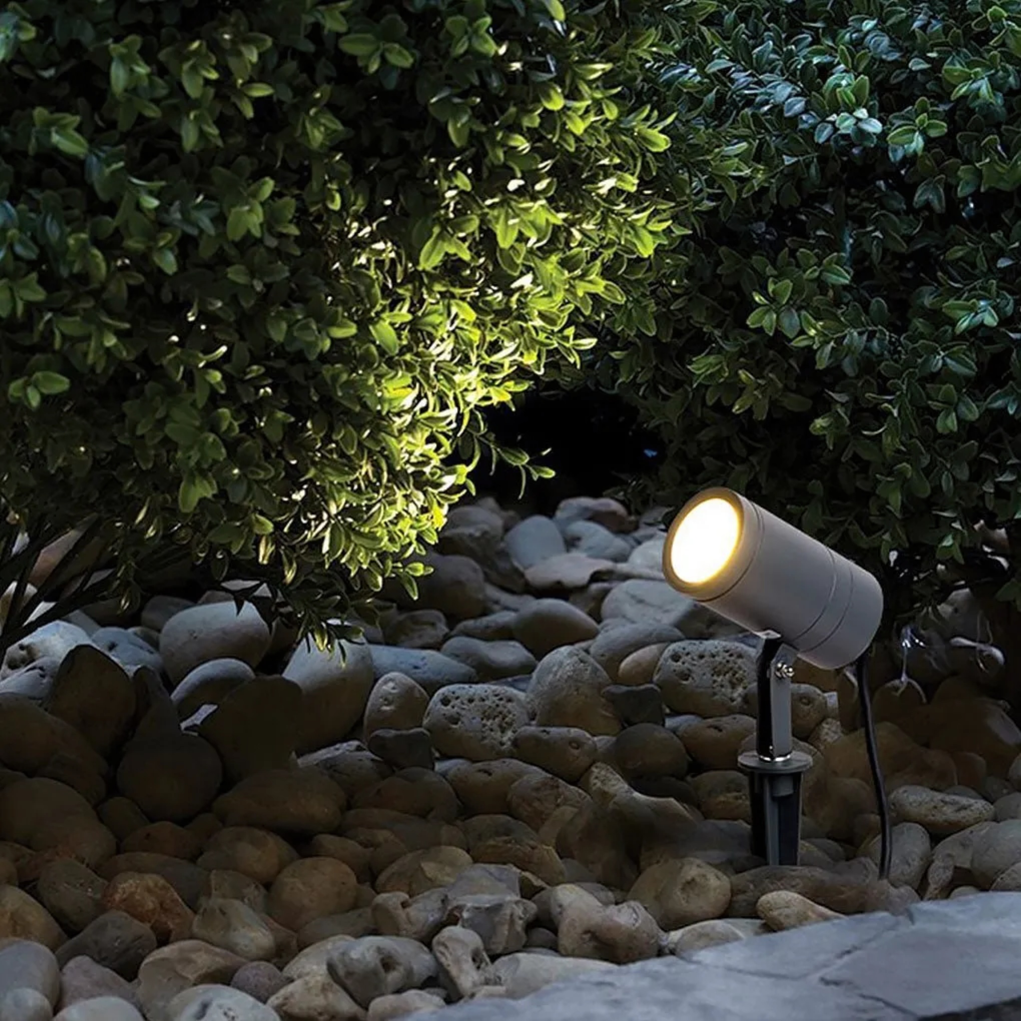 Spotlight yard metal glass aluminum spot lights for outdoor space